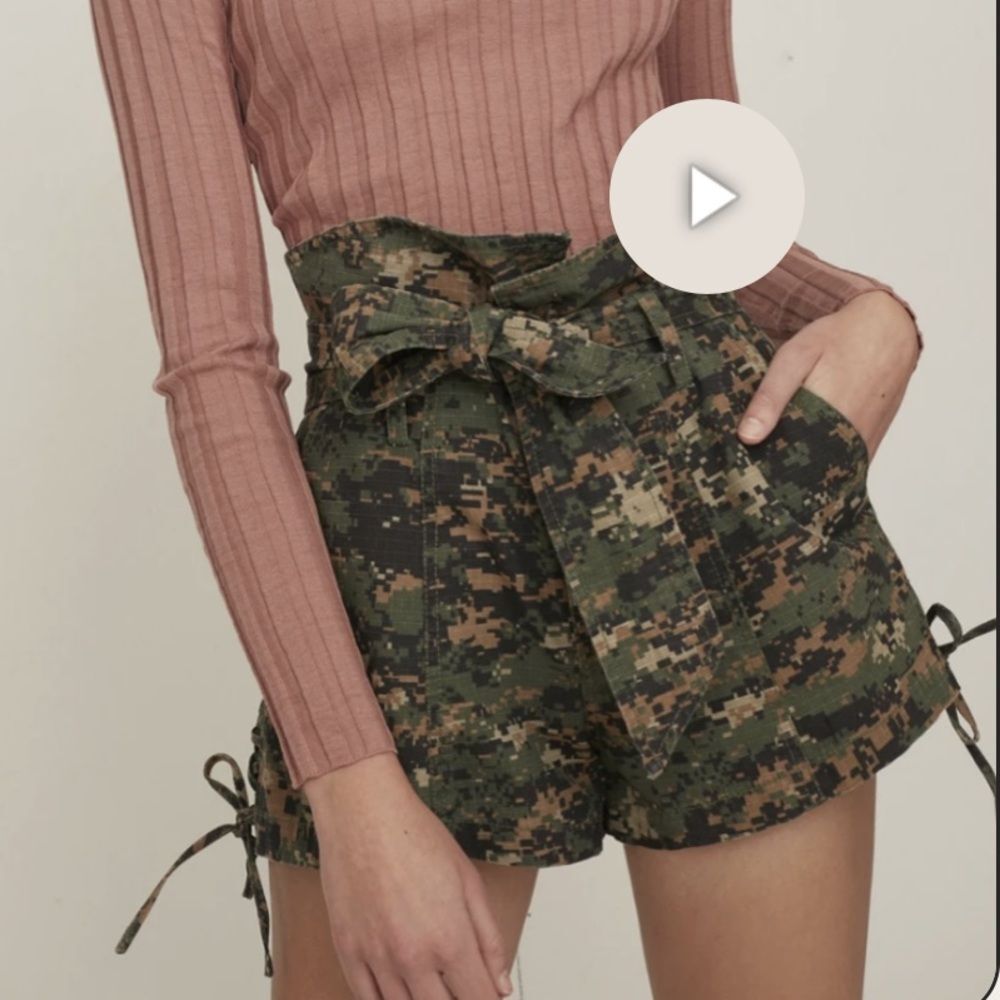 MARISSA WEBB Gia Canvas Short, 6